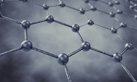 Graphene 3D illustration